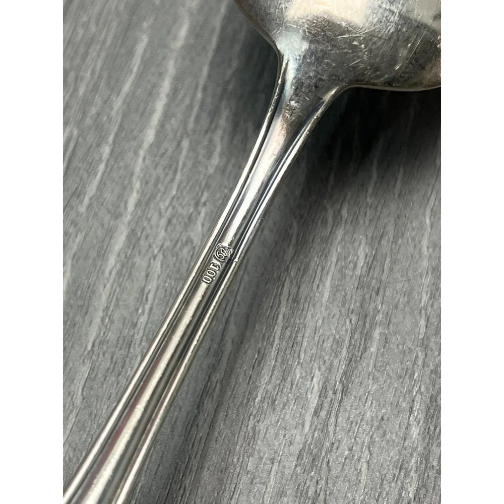 Vtg Solingen Rostfrei Tablespoon Lot of 2 Silver Plate 100 Flatware